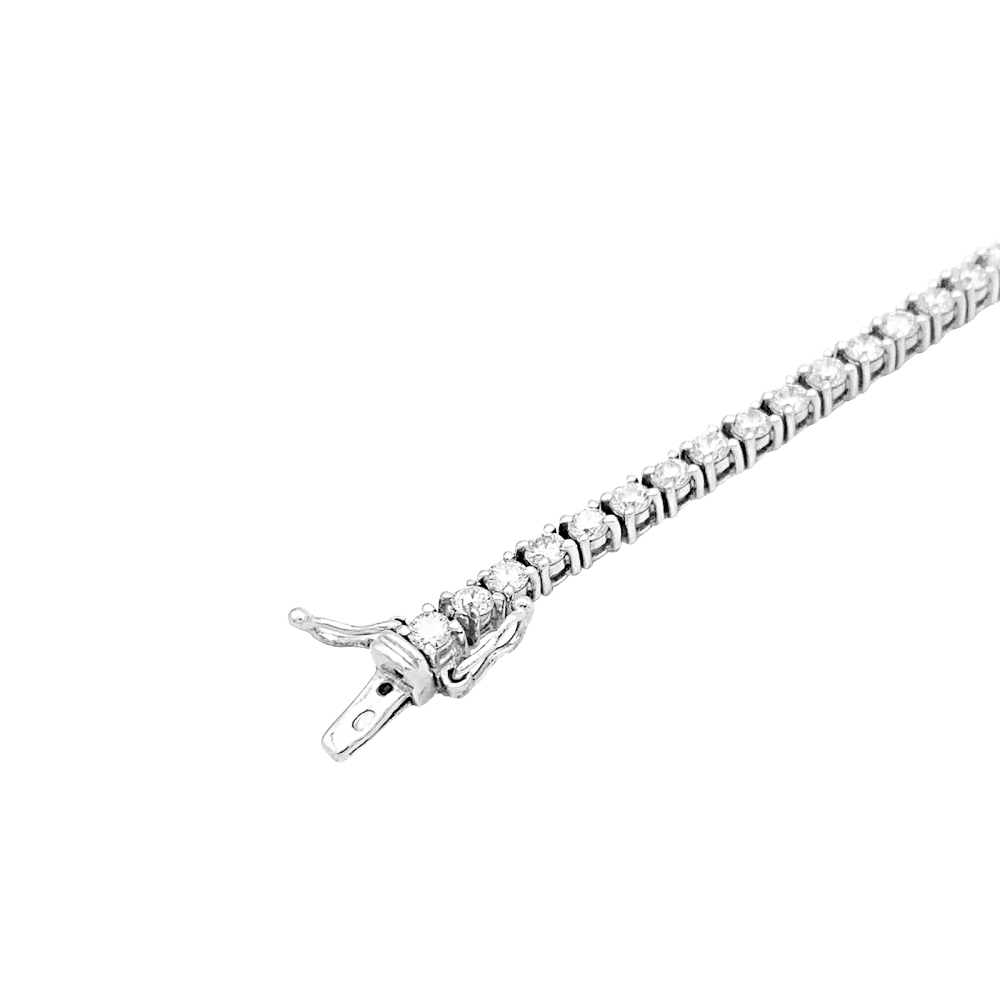 Bracelet ligne en or blanc et diamants - Castafiore