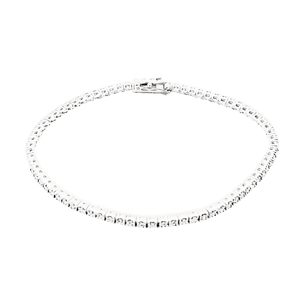 Bracelet Ligne en or blanc et diamants - Castafiore