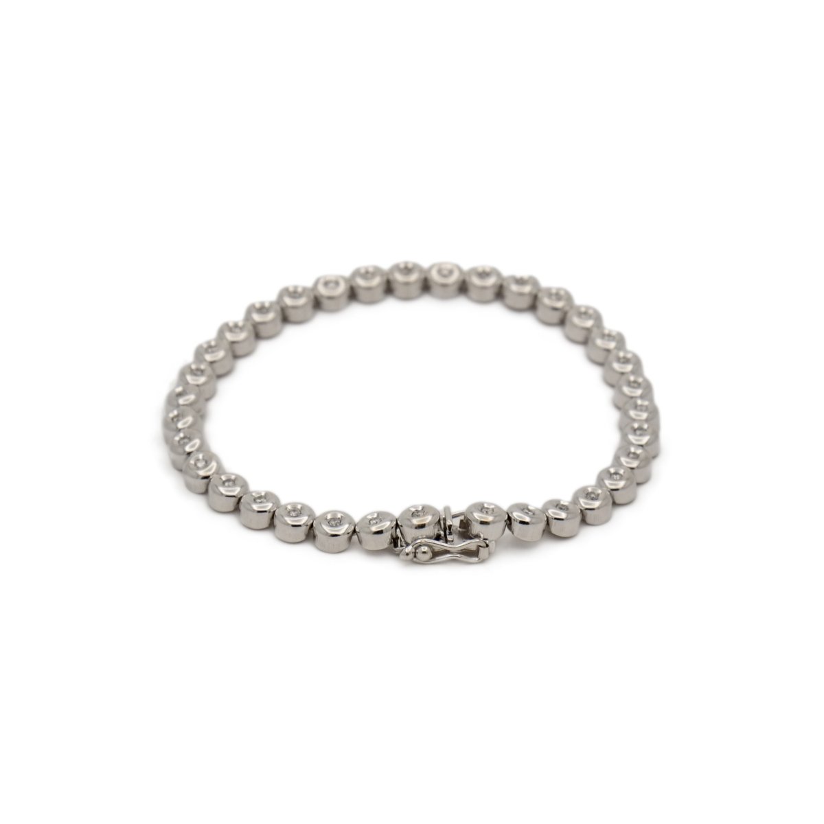 Bracelet Ligne en or blanc et diamants - Castafiore
