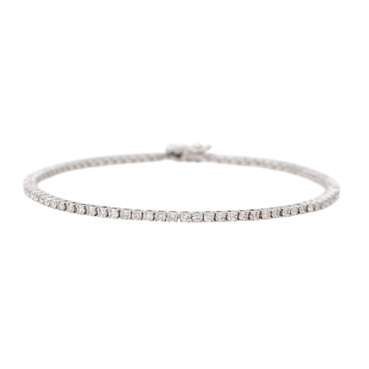 Bracelet Ligne en or blanc et diamants - Castafiore
