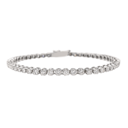 Bracelet Ligne en or blanc et diamants - Castafiore