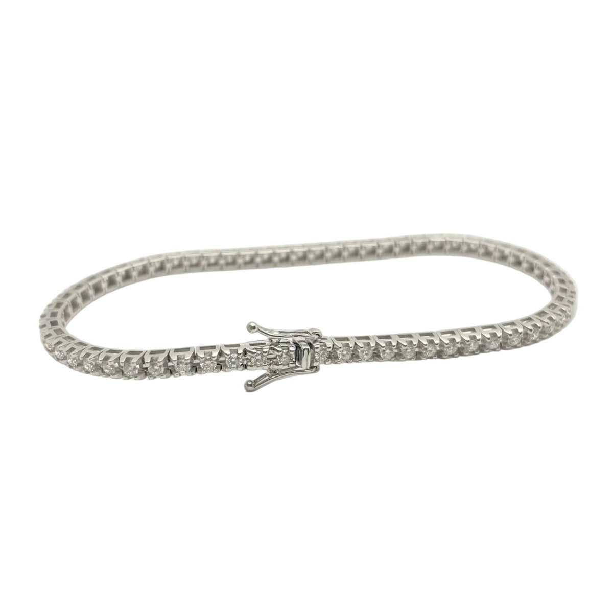 Bracelet Ligne en or blanc et diamants - Castafiore