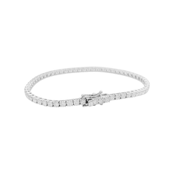 Bracelet Ligne en or blanc et diamants - Castafiore