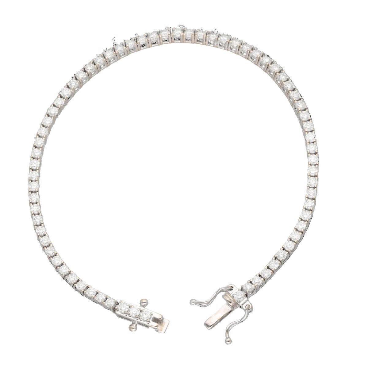 Bracelet Ligne en or blanc et diamants - Castafiore