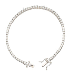 Bracelet Ligne en or blanc et diamants