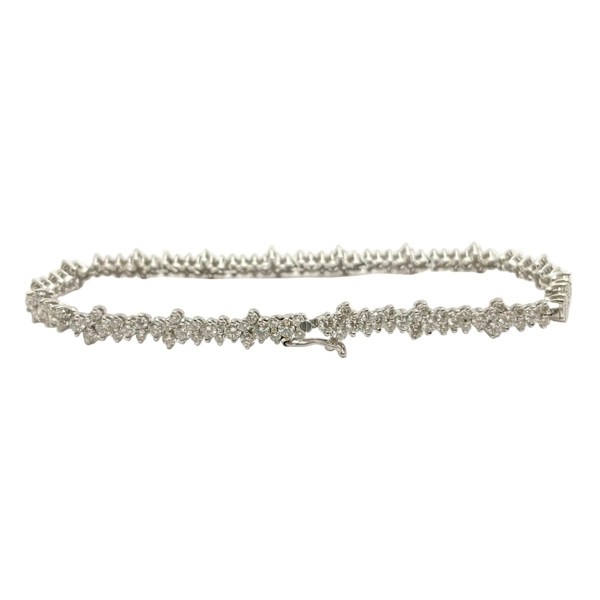 Bracelet Ligne en or blanc et diamants - Castafiore
