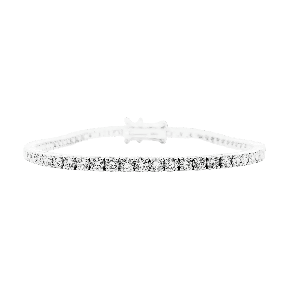 Bracelet Ligne en or blanc et diamants - Castafiore
