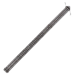 Bracelet Ligne en or blanc et diamants - Castafiore
