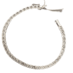 Bracelet Ligne en or blanc et diamants - Castafiore
