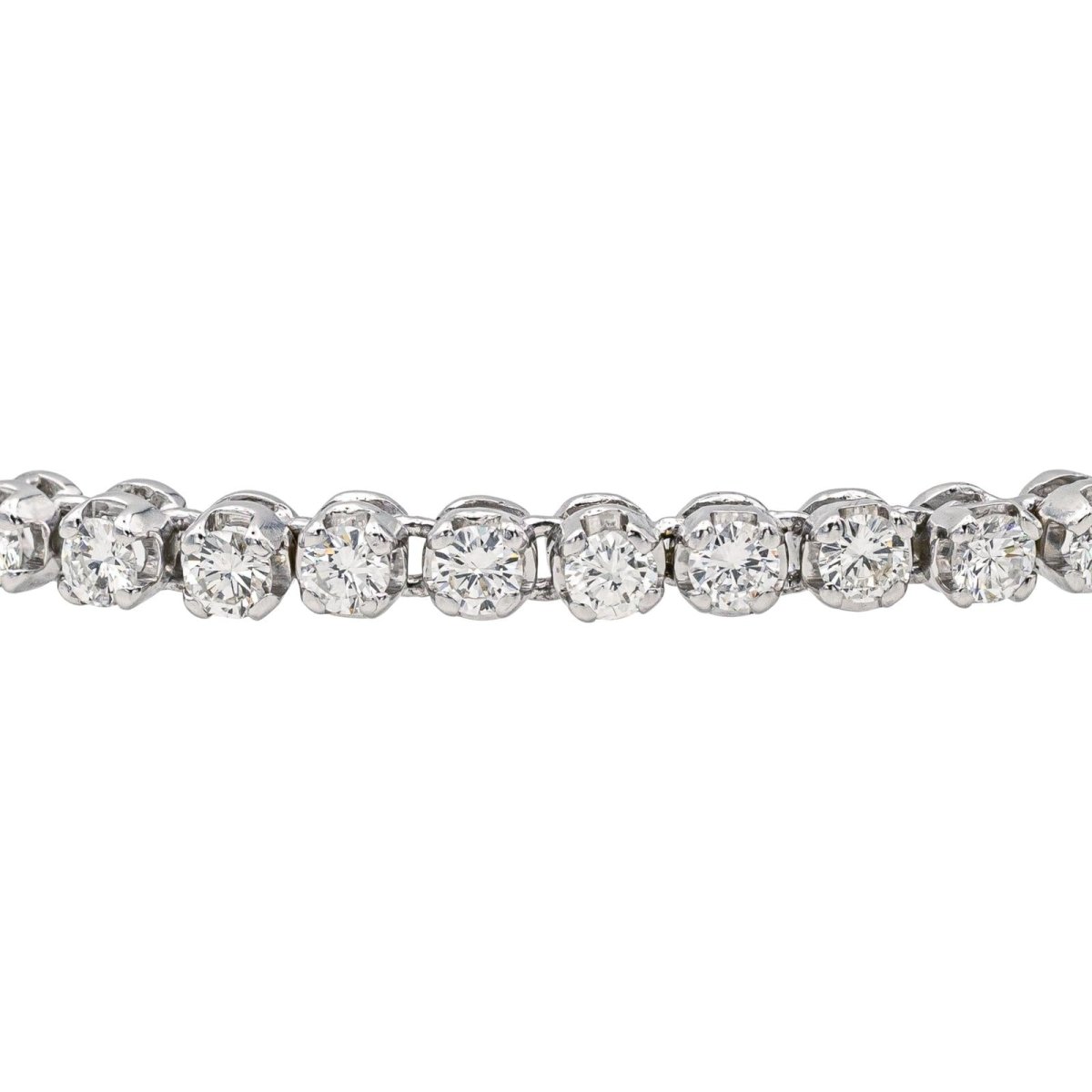 Bracelet Ligne en or blanc et diamants - Castafiore