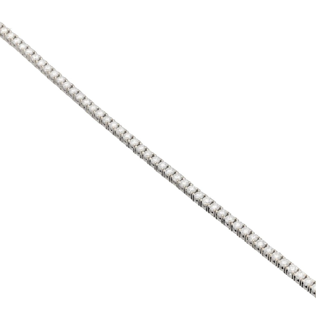 Bracelet Ligne en or blanc et diamants - Castafiore
