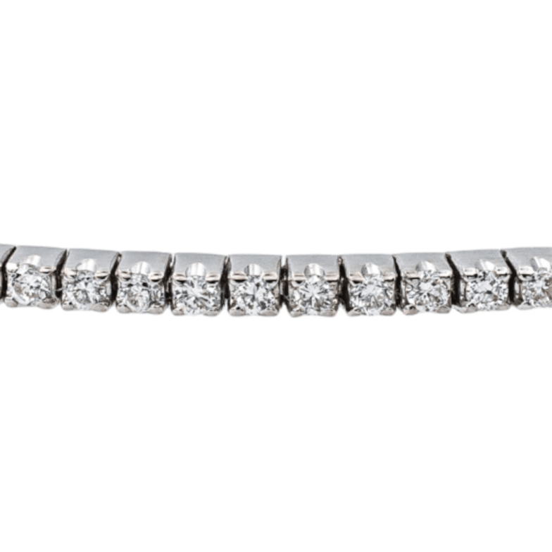Bracelet Ligne en or blanc et diamants - Castafiore