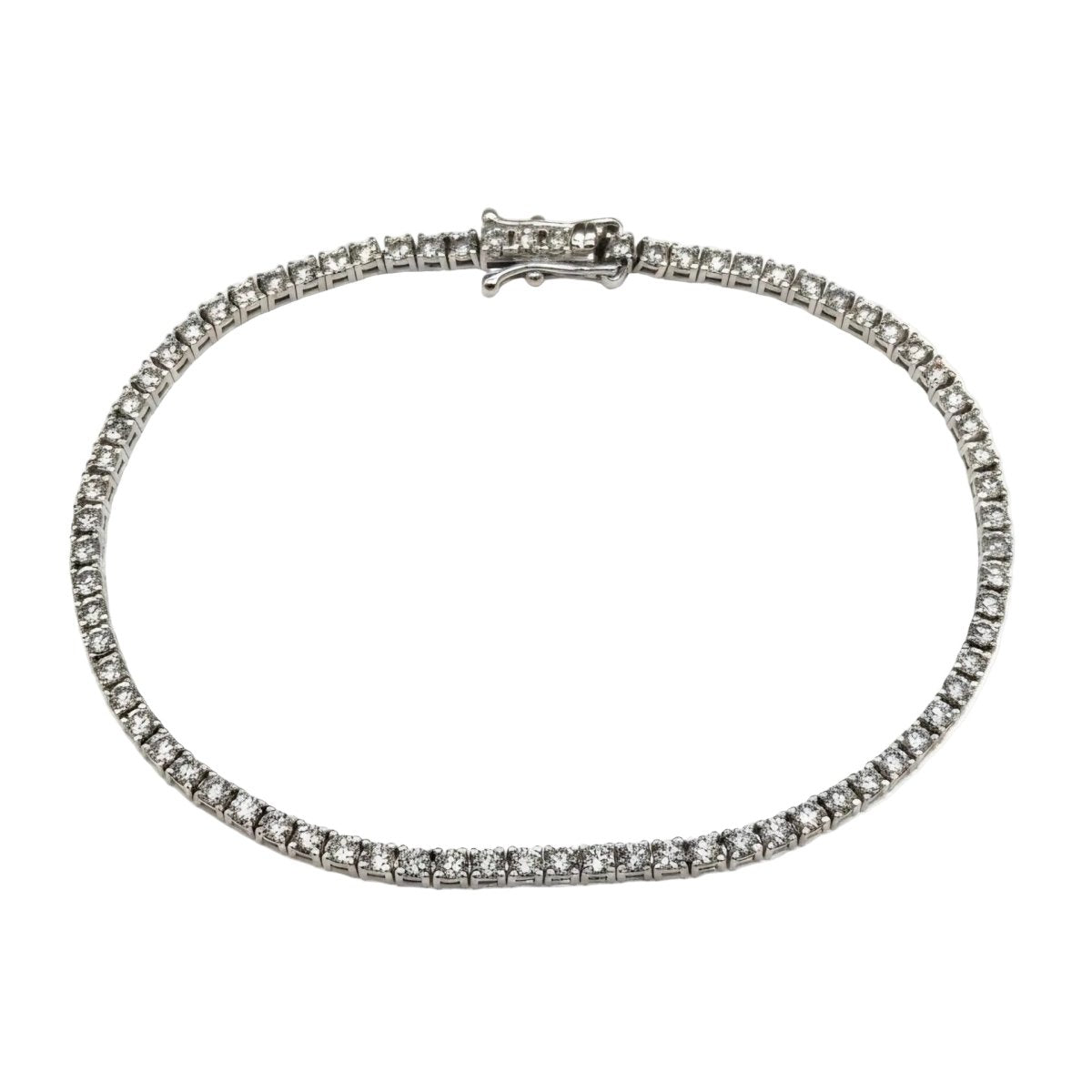 Bracelet Ligne en or blanc et diamants - Castafiore
