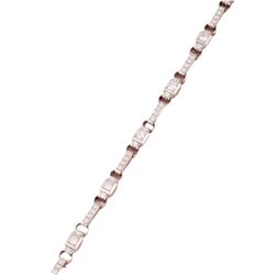 Bracelet Ligne en or blanc, platine et diamants - Castafiore