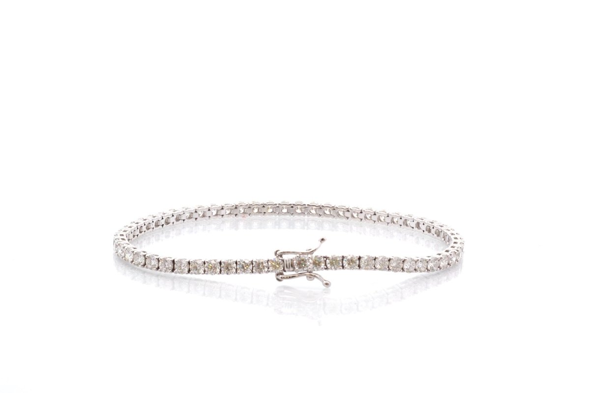 Bracelet ligne en or et diamant - Castafiore