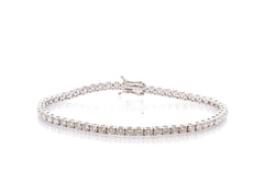 Bracelet ligne en or et diamant - Castafiore