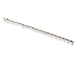 Bracelet Ligne en or jaune, argent et saphirs - Castafiore
