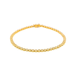 Bracelet Ligne en or jaune et diamants - Castafiore