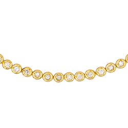 Bracelet Ligne en or jaune et diamants - Castafiore