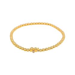 Bracelet Ligne en or jaune et diamants - Castafiore