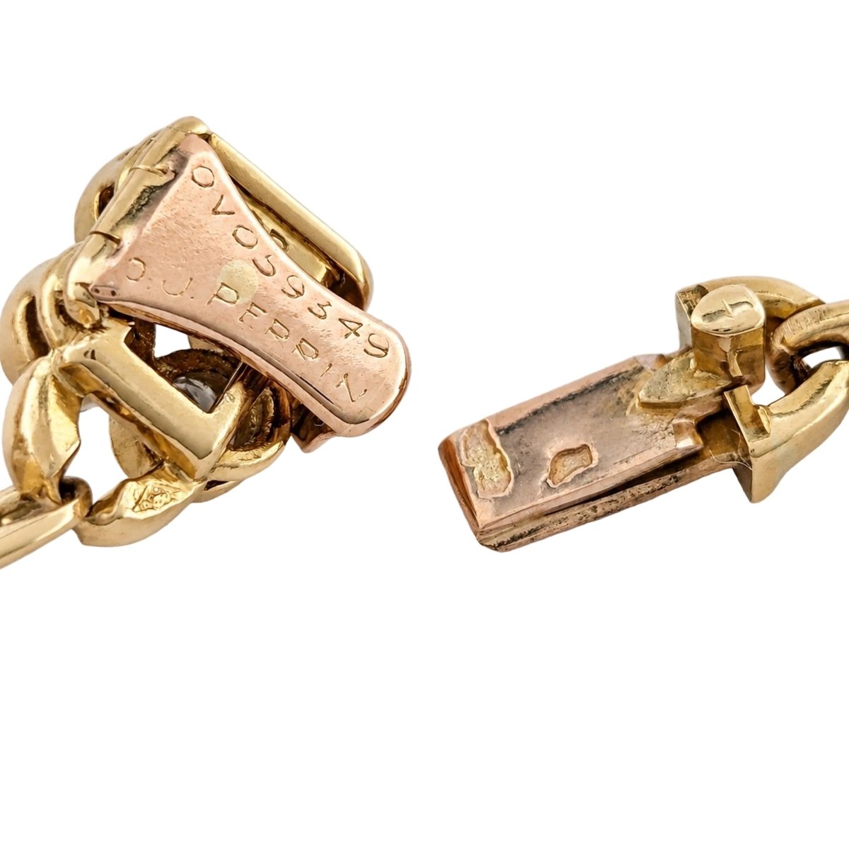 Bracelet Ligne en or jaune et diamants - Castafiore
