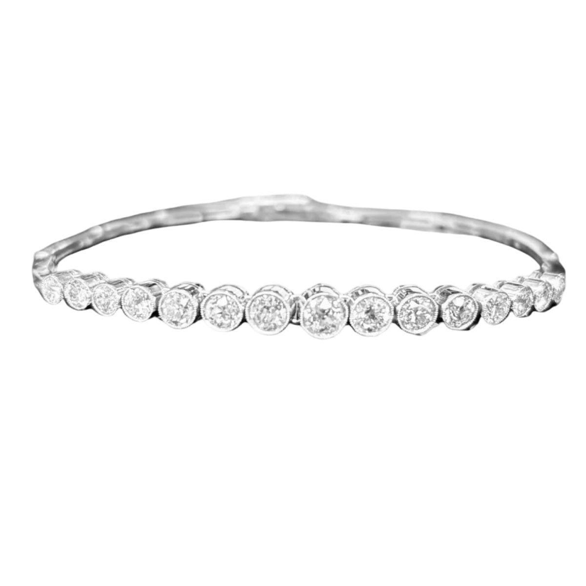 Bracelet Ligne en platine et diamants - Castafiore