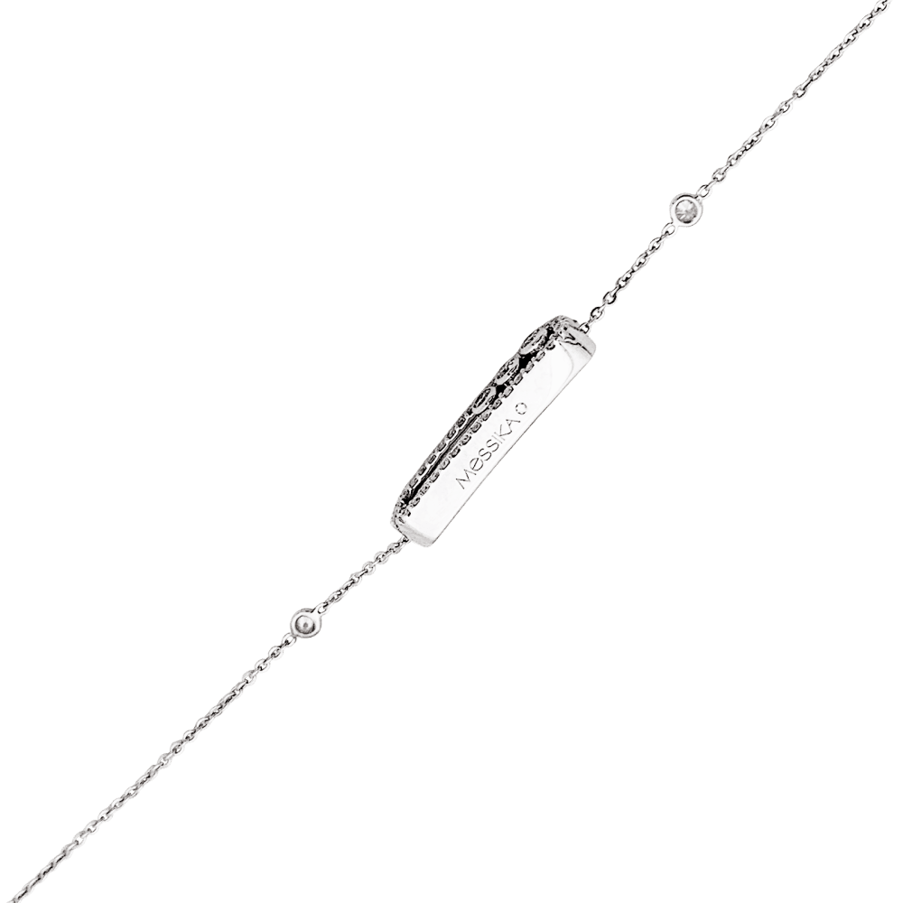 Bracelet Ligne MESSIKA "Baby Move Pavé" en or blanc et diamants - Castafiore