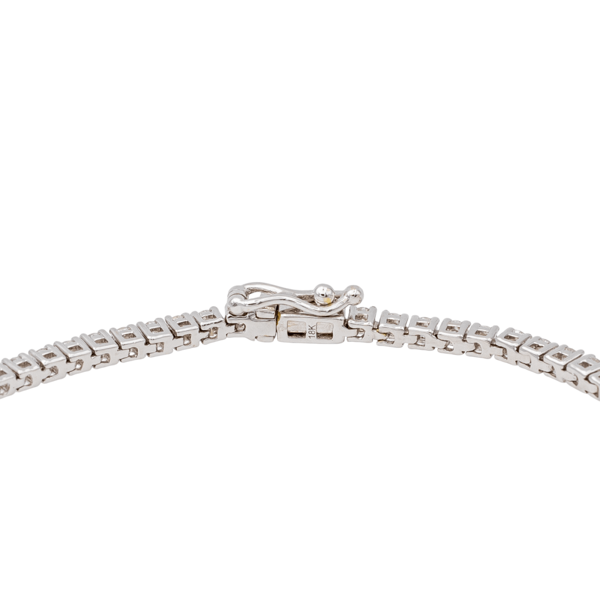 Bracelet Ligne Or blanc Diamant - Castafiore