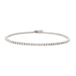 Bracelet Ligne Or blanc Diamant - Castafiore