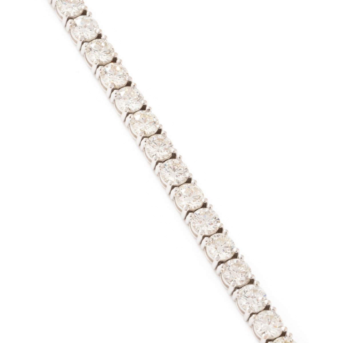 Bracelet Ligne tennis en or blanc et diamants - Castafiore