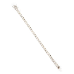 Bracelet Ligne tennis en or blanc et diamants - Castafiore