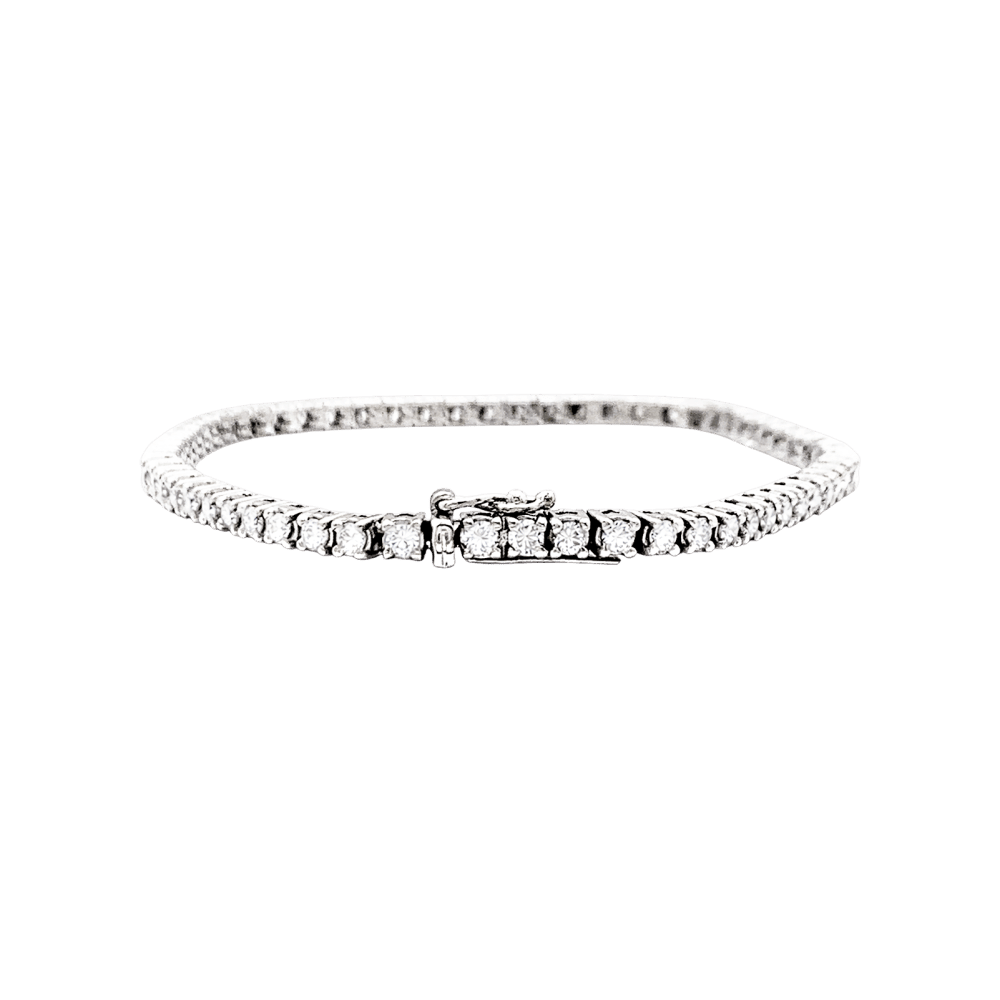 Bracelet Ligne ZOUGHAIB en or blanc et diamants - Castafiore