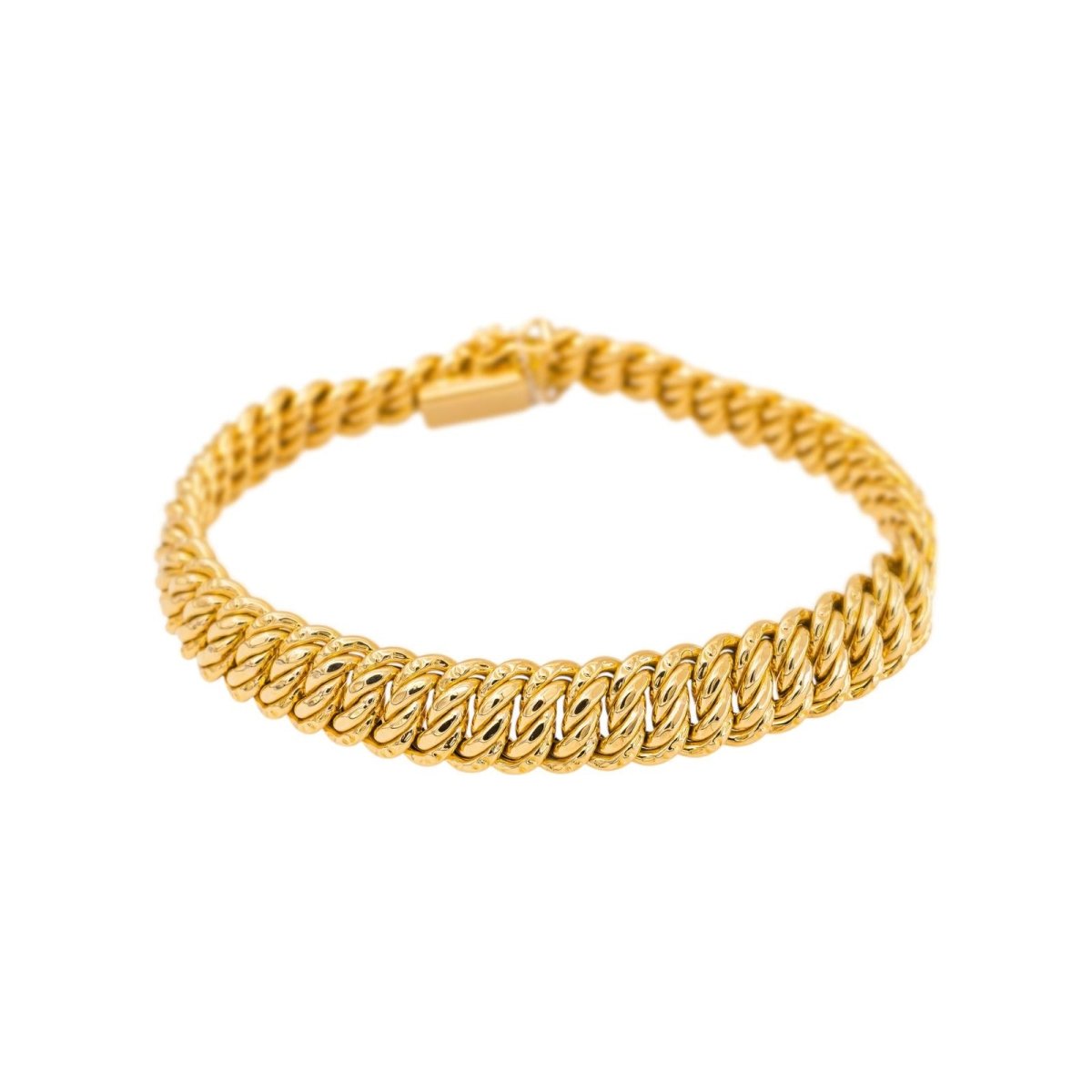 Bracelet Maille Américaine Or jaune - Castafiore