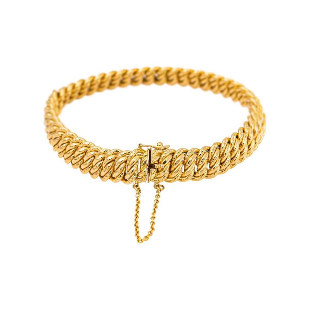 Bracelet Maille Américaine Or jaune - Castafiore