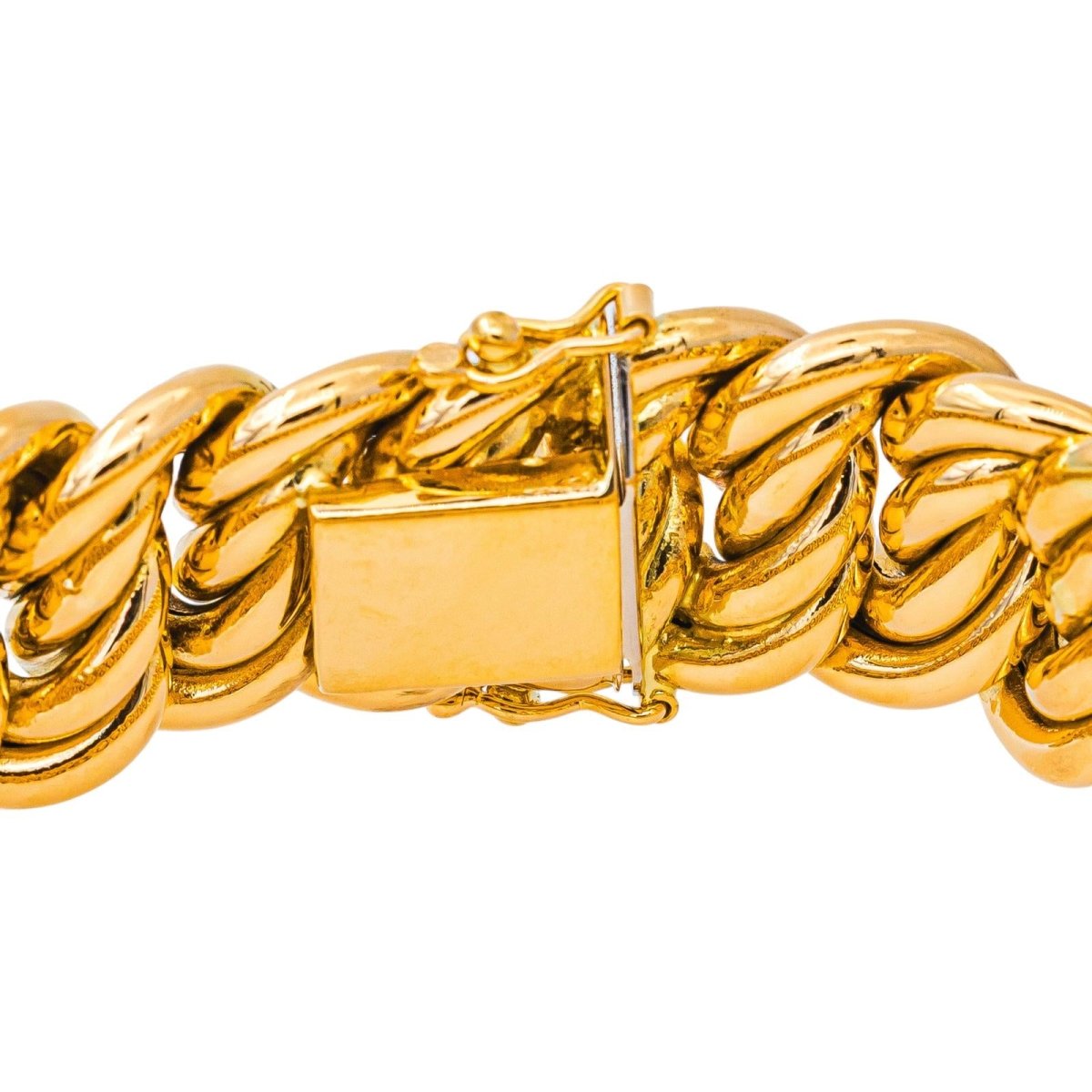 Bracelet maille Américaine Or jaune - Castafiore