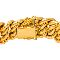 Bracelet maille Américaine Or jaune - Castafiore
