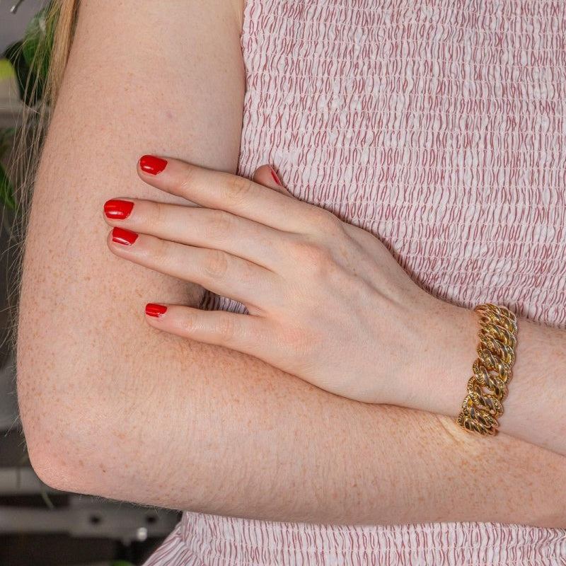 Bracelet Maille américaine Or jaune - Castafiore