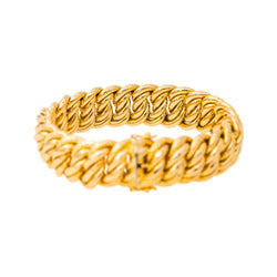 Bracelet maille Américaine Or jaune - Castafiore