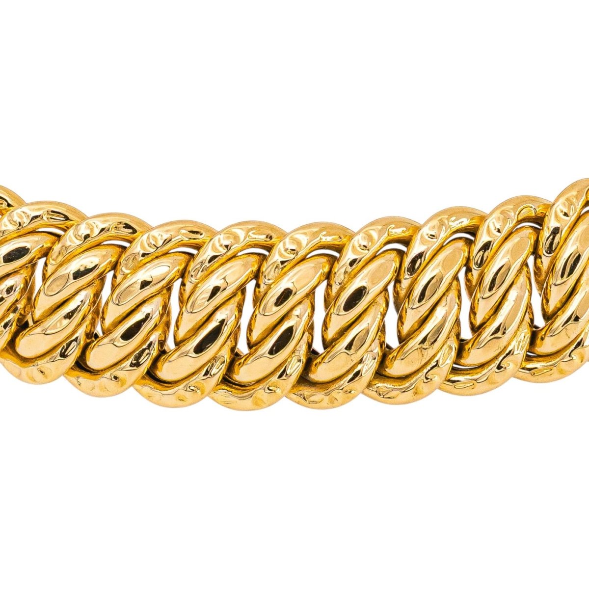 Bracelet Maille Américaine Or jaune - Castafiore