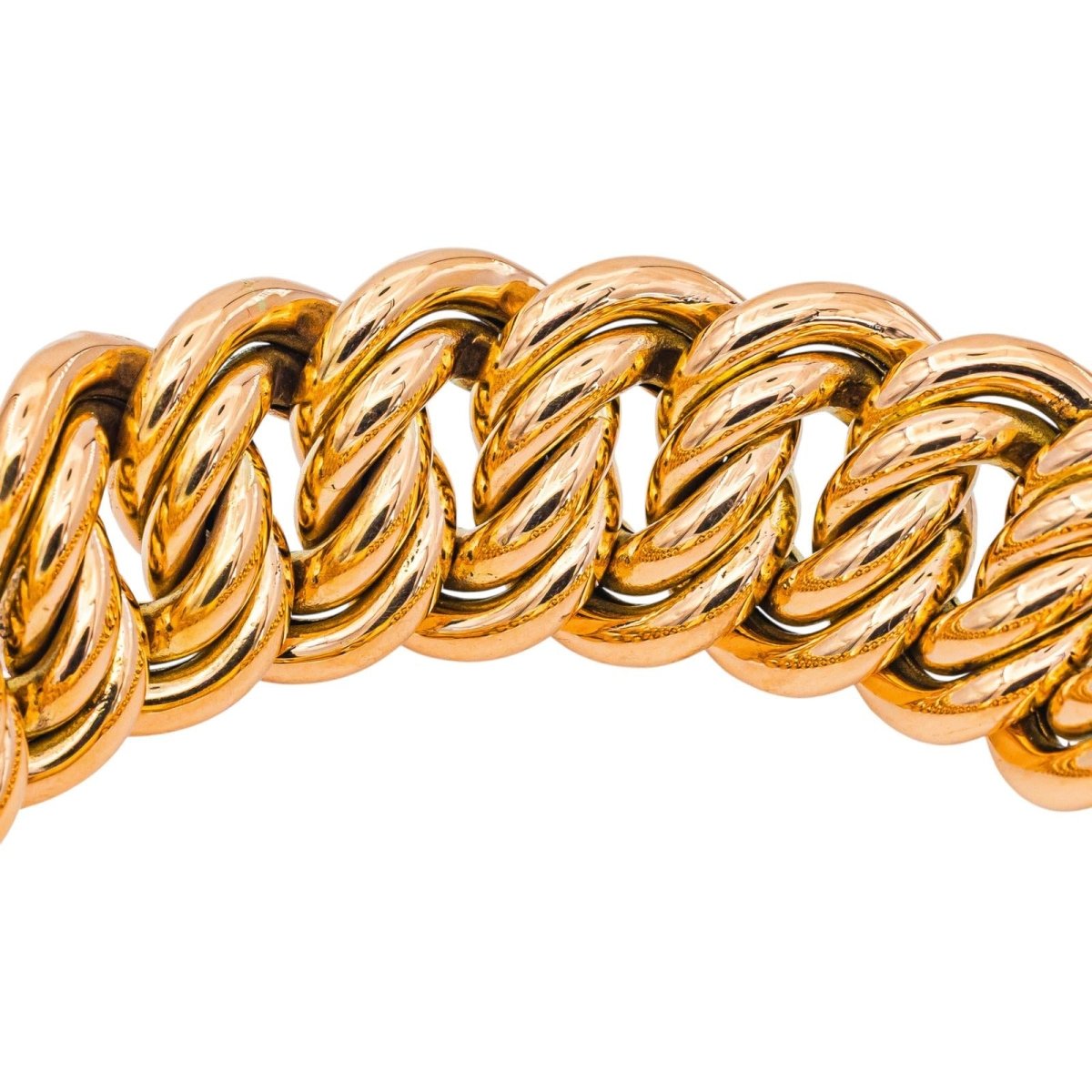 Bracelet Maille américaine Or jaune - Castafiore