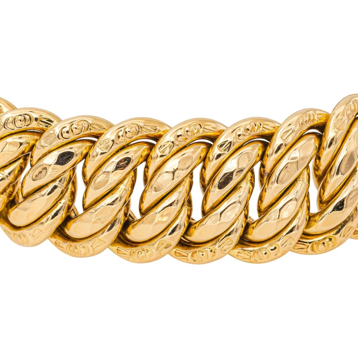 Bracelet Maille américaine Or jaune - Castafiore
