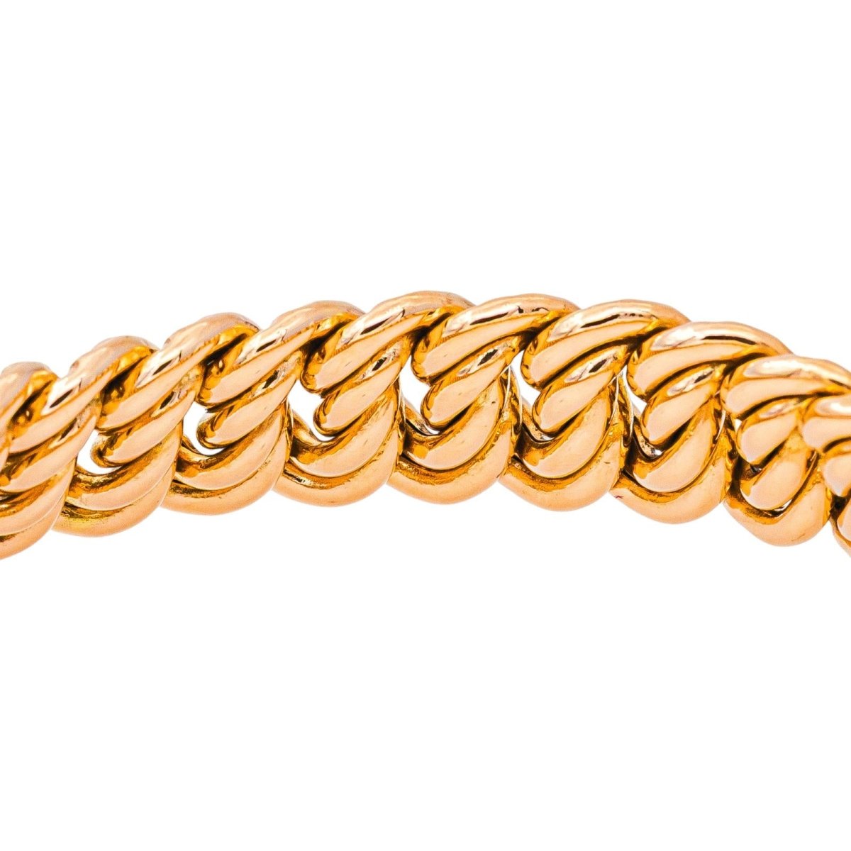 Bracelet Maille américaine Or rose - Castafiore