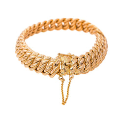 Bracelet Maille américaine Or rose - Castafiore