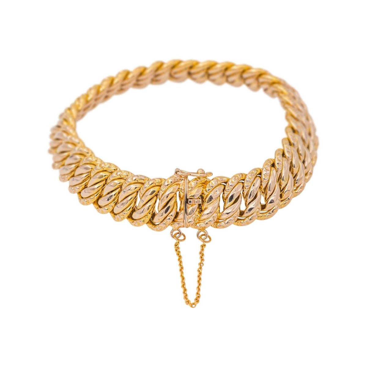 Bracelet Maille américaine Or rose - Castafiore