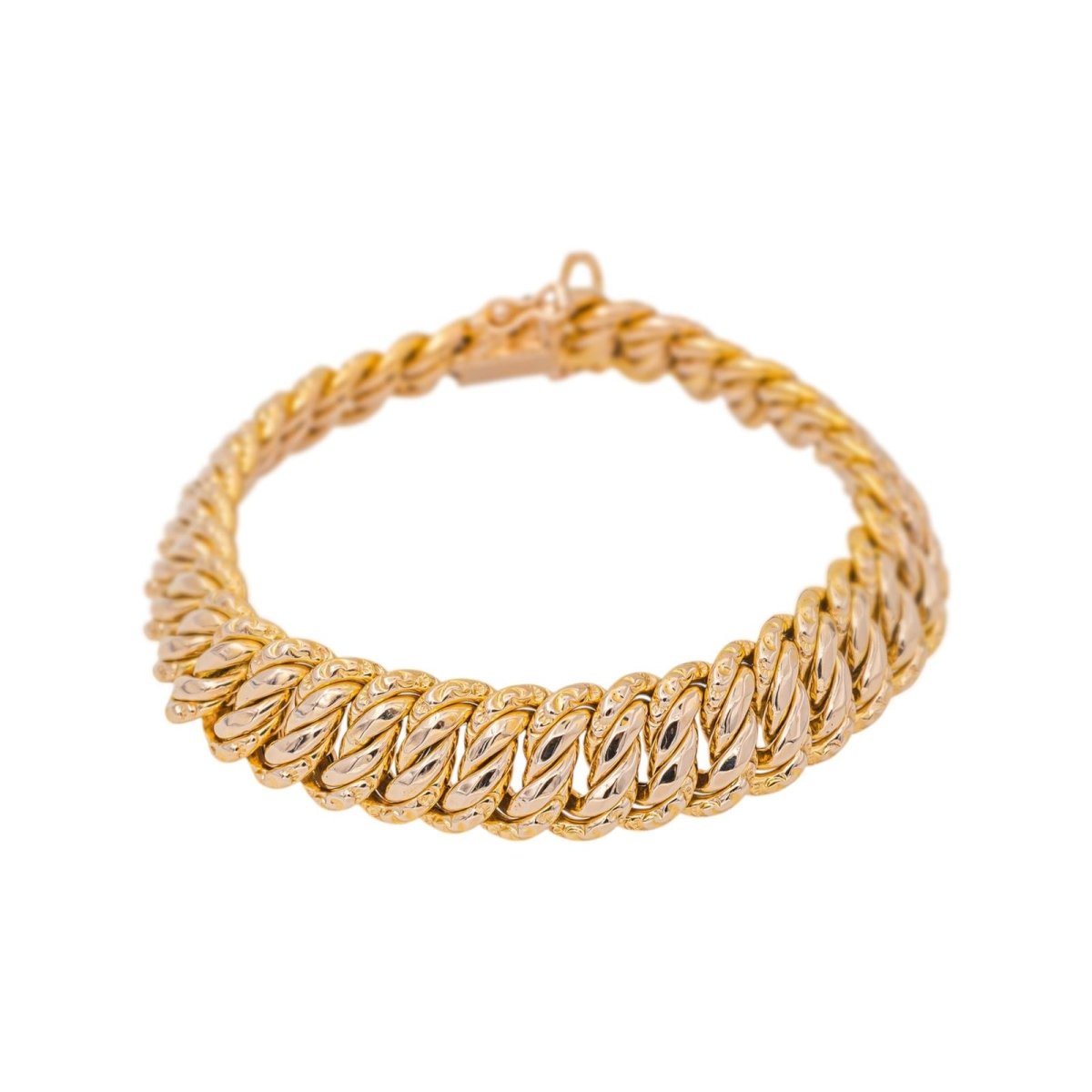 Bracelet Maille américaine Or rose - Castafiore
