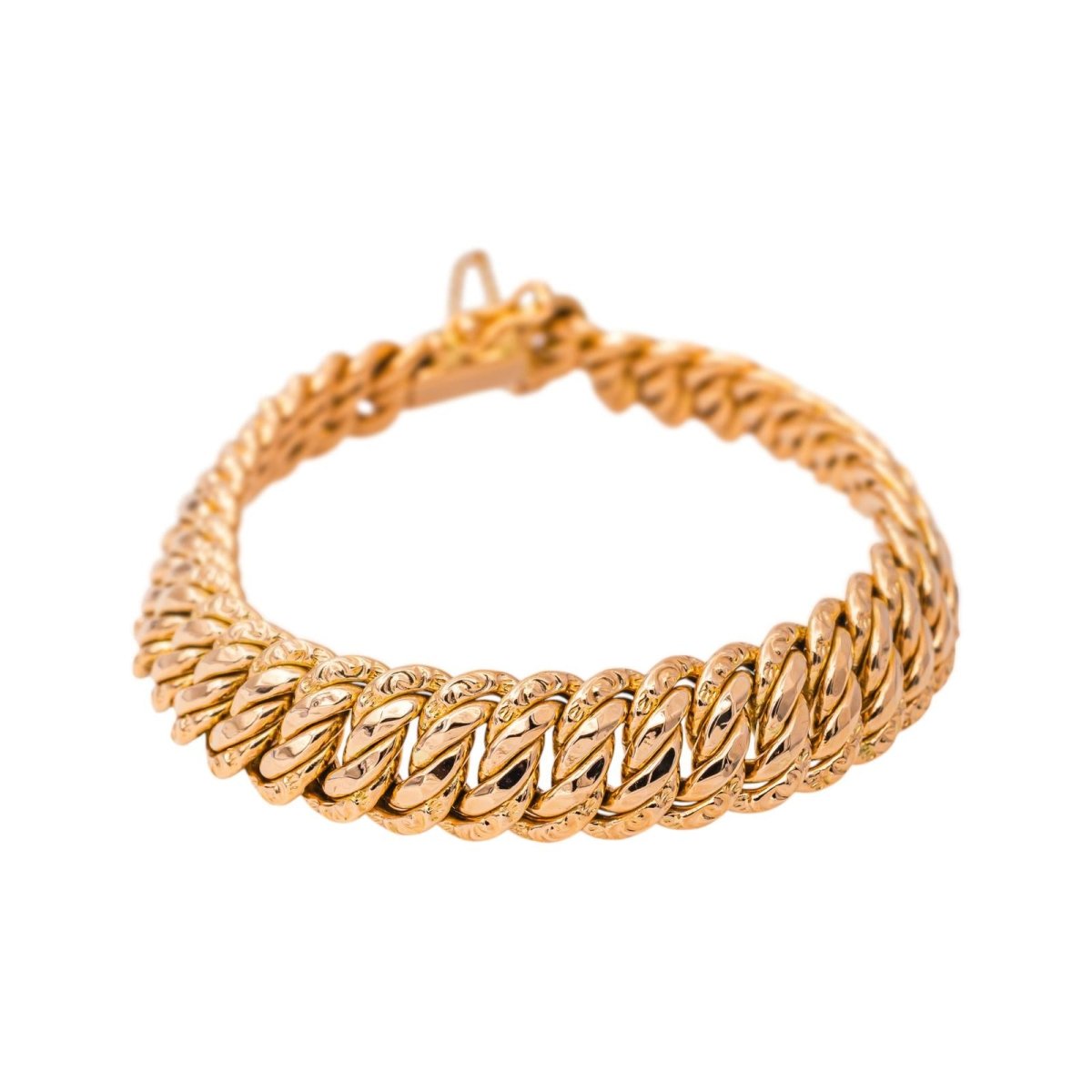 Bracelet Maille américaine Or rose - Castafiore