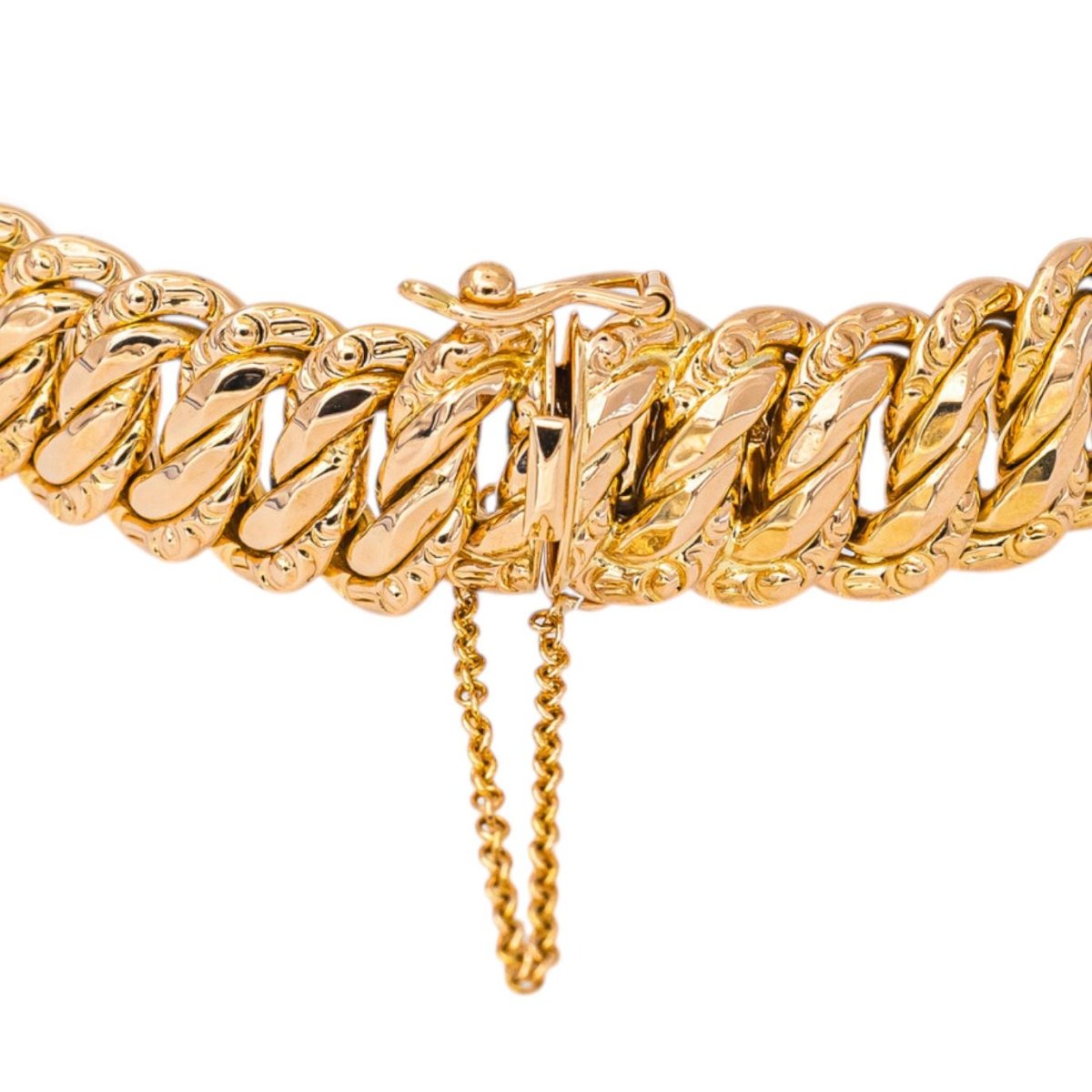 Bracelet Maille Américaine Or rose - Castafiore