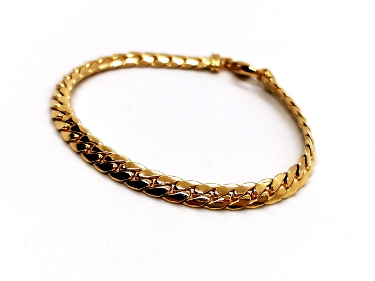 Bracelet Maille anglaise Or jaune - Castafiore