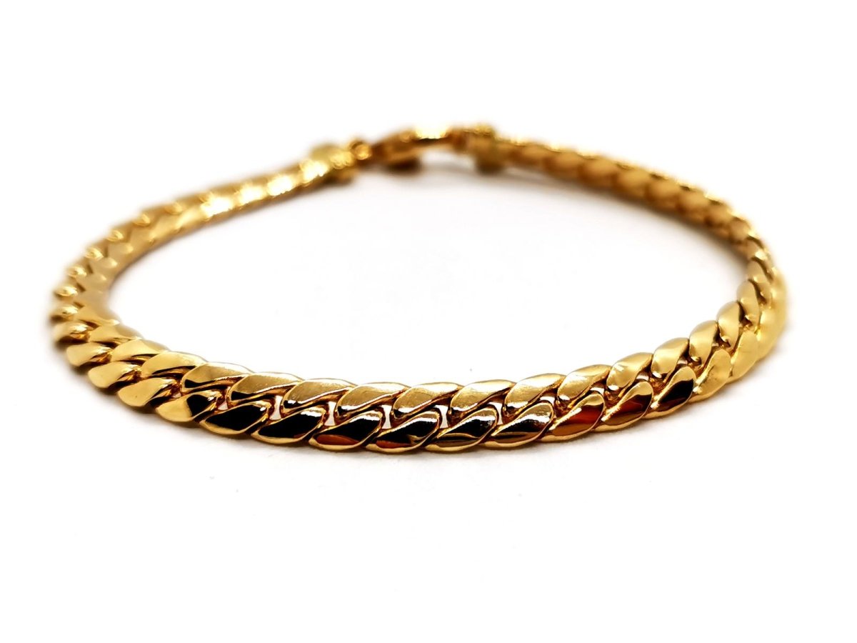 Bracelet Maille anglaise Or jaune - Castafiore