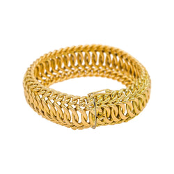 Bracelet Maille anglaise Or jaune - Castafiore
